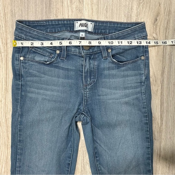 Paige Verdugo Skinny Ankle Jeans Medium Wash Denim Pants Stretch Size 26 - Picture 5 of 8